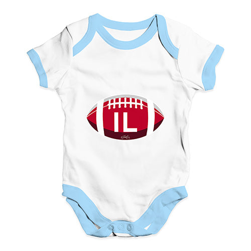 IL Illinois State Football Baby Unisex Baby Grow Bodysuit