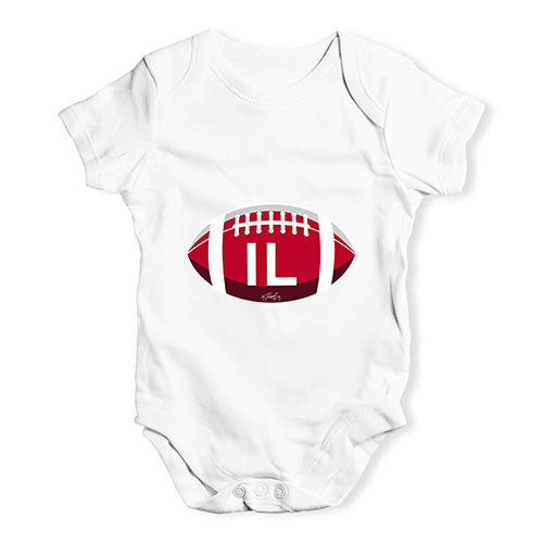 IL Illinois State Football Baby Unisex Baby Grow Bodysuit