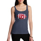 Funny Tank Top For Women Sarcasm TX Texas State Football Women's Tank Top X-Large Navy