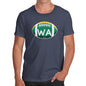 Mens Humor Novelty Graphic Sarcasm Funny T Shirt WA Washington State Football Men's T-Shirt Medium Navy