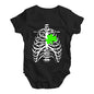 Irish X-Ray Shamrock Heart Baby Unisex Baby Grow Bodysuit