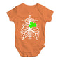 Irish X-Ray Shamrock Heart Baby Unisex Baby Grow Bodysuit