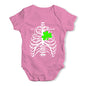 Irish X-Ray Shamrock Heart Baby Unisex Baby Grow Bodysuit