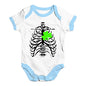 Irish X-Ray Shamrock Heart Baby Unisex Baby Grow Bodysuit