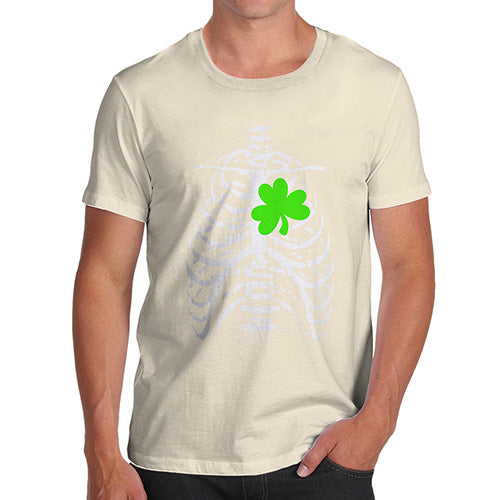 X-ray Irish Shamrock heart Men's T-Shirt