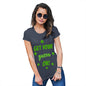 Novelty Gifts For Women Get Your Green On  Women's T-Shirt X-Large Navy