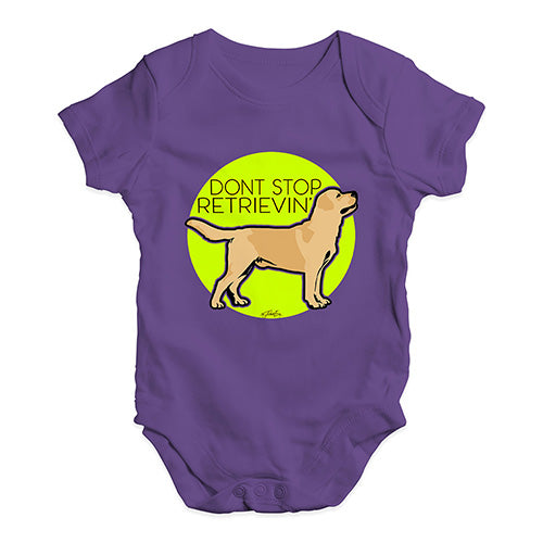 Don't Stop Retrievin' Baby Unisex Baby Grow Bodysuit
