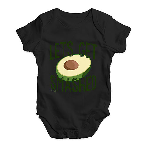 Let's Get Smashed Avocado Baby Unisex Baby Grow Bodysuit