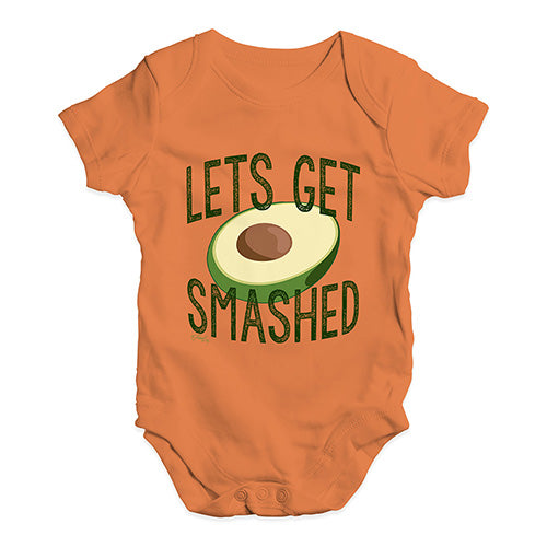 Let's Get Smashed Avocado Baby Unisex Baby Grow Bodysuit