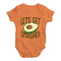 Let's Get Smashed Avocado Baby Unisex Baby Grow Bodysuit