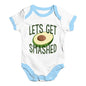 Let's Get Smashed Avocado Baby Unisex Baby Grow Bodysuit