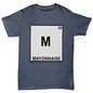 Boys Funny T Shirt Mayonnaise Element Boy's T-Shirt Age 9-11 Dark Grey