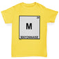 Boys Funny Tshirts Mayonnaise Element Boy's T-Shirt Age 12-14 Yellow