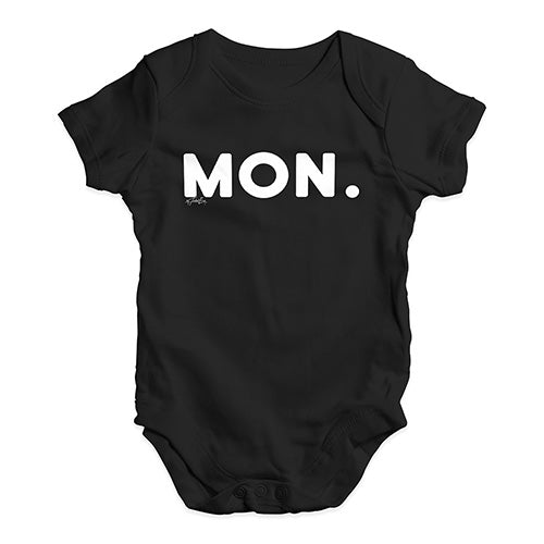 MON Monday Baby Unisex Baby Grow Bodysuit