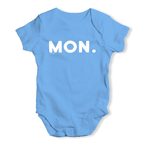MON Monday Baby Unisex Baby Grow Bodysuit