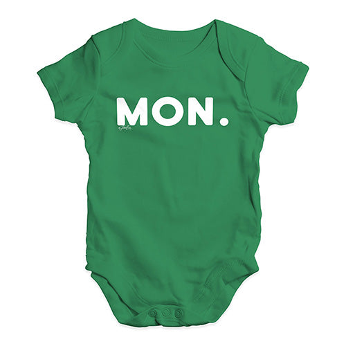 MON Monday Baby Unisex Baby Grow Bodysuit