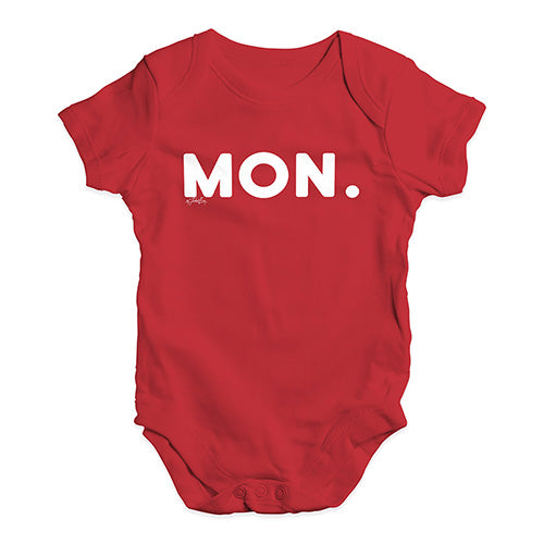 MON Monday Baby Unisex Baby Grow Bodysuit