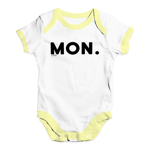 MON Monday Baby Unisex Baby Grow Bodysuit