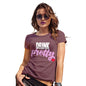 Funny Tee Shirts For Women Drink Pretty Women's T-Shirt Medium Burgundy