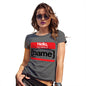Novelty T Shirt Christmas Personalised My Name Is Women's T-Shirt Medium Dark Grey