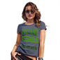 Novelty T Shirt Christmas Instant Asshole Add Beer Women's T-Shirt Medium Navy