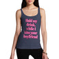 Novelty Tank Top Christmas Hold My Drink Boyfriend Women's Tank Top X-Large Navy
