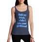 Funny Tank Tops For Women Hold My Drink Girlfriend Women's Tank Top Medium Navy