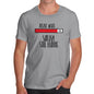 Funny Gifts For Men Sarcasm Still Loading Men's T-Shirt X-Large Light Grey