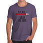 Novelty Tshirts Men Funny Sarcasm Still Loading Men's T-Shirt Medium Plum