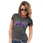 Womens T-Shirt Funny Geek Nerd Hilarious Joke I Did Not Wake Up To Be Mediocre Women's T-Shirt Large Khaki