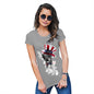 Funny Shirts For Women Uncle Sam Chihuahua Women's T-Shirt Small Light Grey