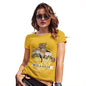 Womens Funny T Shirts 4th July Beer And Cheer Women's T-Shirt Large Yellow