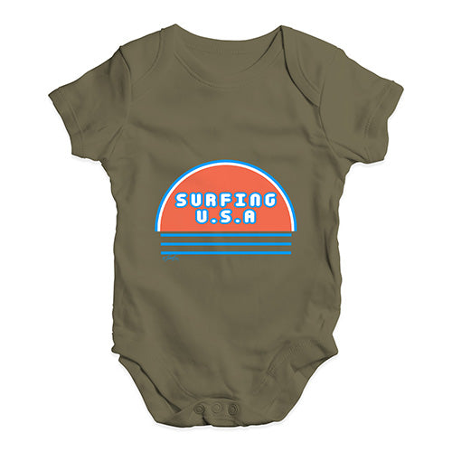 Surfing USA Baby Unisex Baby Grow Bodysuit