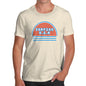 Funny T Shirts For Men Surfing USA Men's T-Shirt Medium Natural