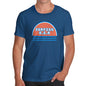 Funny T-Shirts For Guys Surfing USA Men's T-Shirt Medium Royal Blue