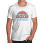 Mens Humor Novelty Graphic Sarcasm Funny T Shirt Surfing USA Men's T-Shirt Large White