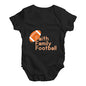 Faith Family Football Baby Unisex Baby Grow Bodysuit