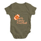 Faith Family Football Baby Unisex Baby Grow Bodysuit