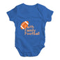 Faith Family Football Baby Unisex Baby Grow Bodysuit