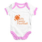 Faith Family Football Baby Unisex Baby Grow Bodysuit