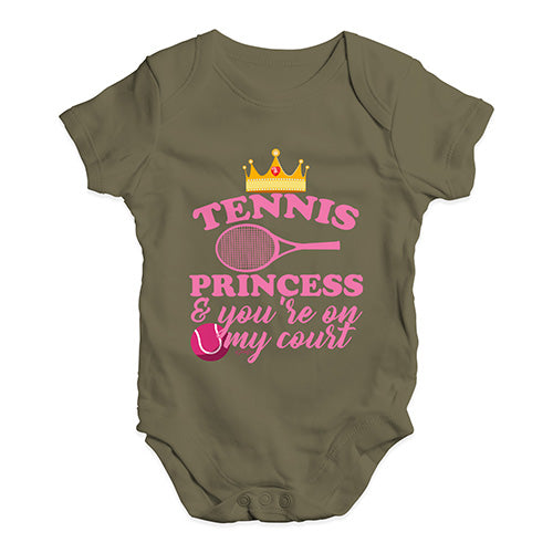 Tennis Princess Baby Unisex Baby Grow Bodysuit