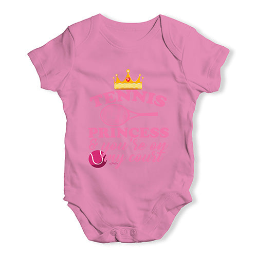 Tennis Princess Baby Unisex Baby Grow Bodysuit