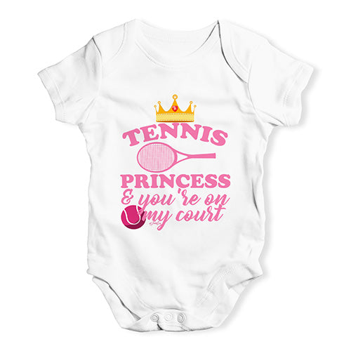 Tennis Princess Baby Unisex Baby Grow Bodysuit