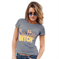 Womens Novelty T Shirt Salty B-tch Women's T-Shirt Small Light Grey