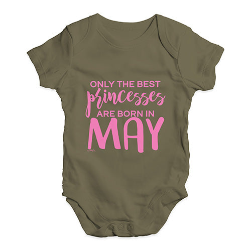 The Best Princesses Are Born In May Baby Unisex Baby Grow Bodysuit