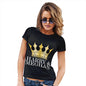 Funny T Shirts For Women Meghan and Harry The Royal Wedding Women's T-Shirt Small Black