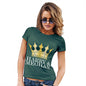 Funny T Shirts For Women Meghan and Harry The Royal Wedding Women's T-Shirt X-Large Bottle Green