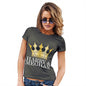 Funny Gifts For Women Meghan and Harry The Royal Wedding Women's T-Shirt Large Khaki
