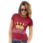 Funny T Shirts Meghan and Harry The Royal Wedding Women's T-Shirt Large Red