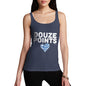 Adult Humor Novelty Graphic Sarcasm Funny Tank Top Douze Points Greece Women's Tank Top Medium Navy